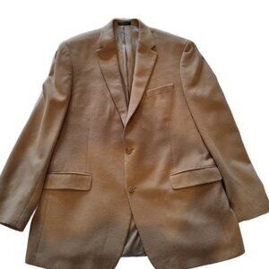 Lauren Ralph Lauren Men's 100% Camelhair Blazer Size 46 XL Extra Long